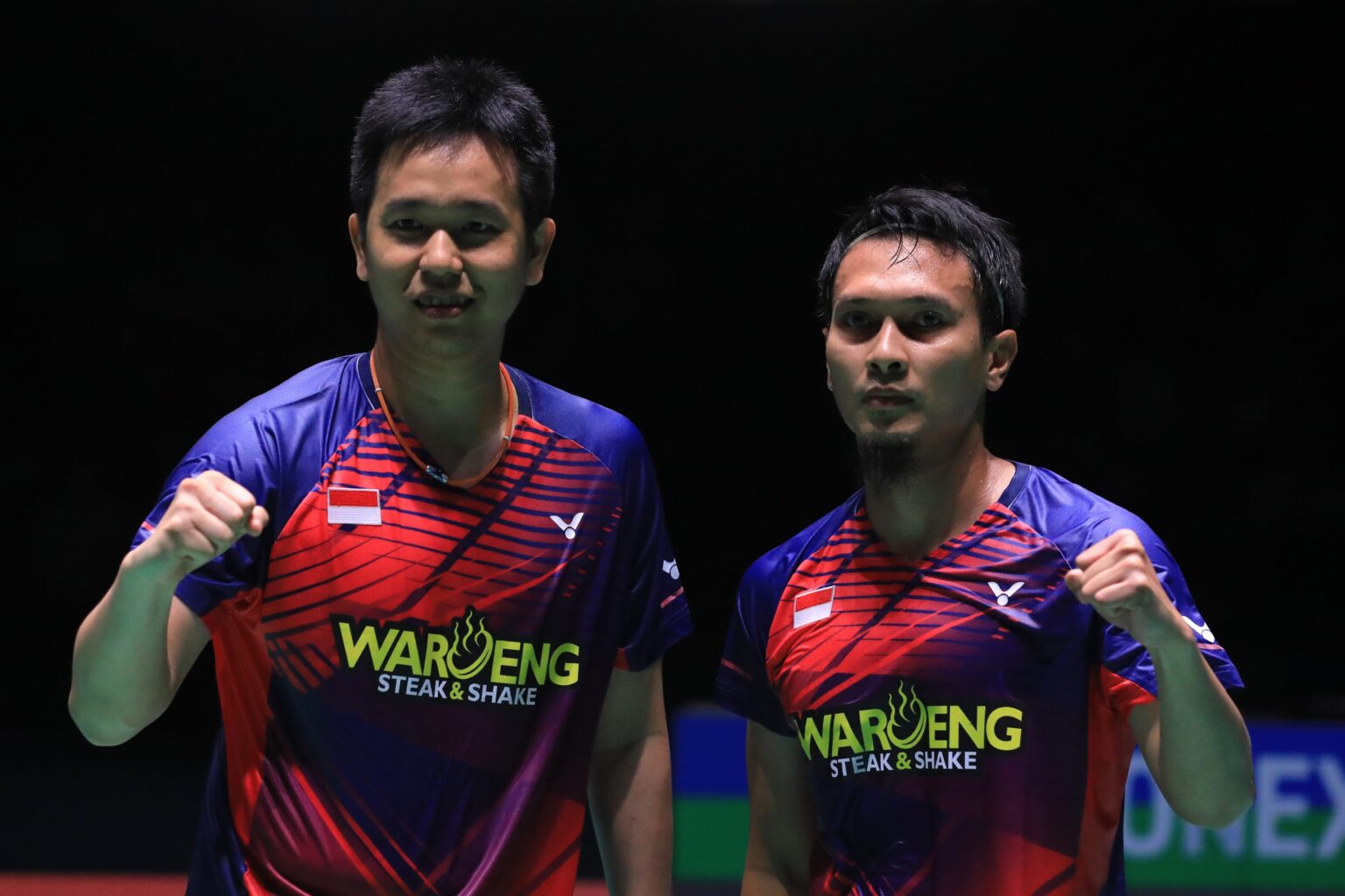 Pasangan ganda putra Indonesia, Mohammad Ahsan dan Hendra Setiawan