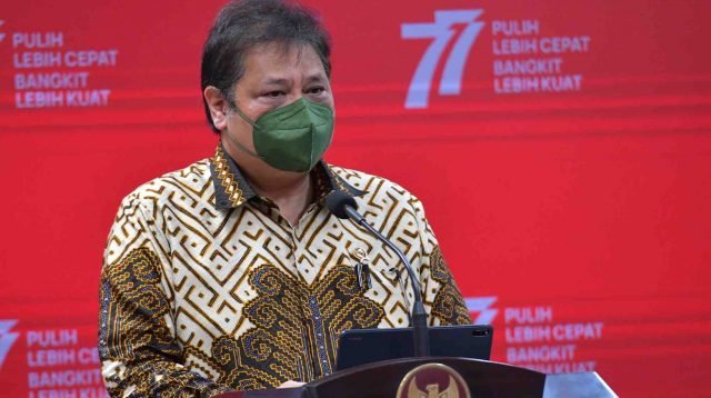 Menteri Koordinator Bidang Perekonomian Airlangga Hartarto