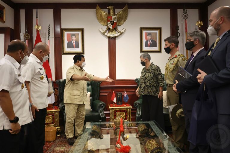 Menteri Pertahanan RI Prabowo Subianto menerima Duta Besar Australia untuk Indonesia H.E. Penny Williams