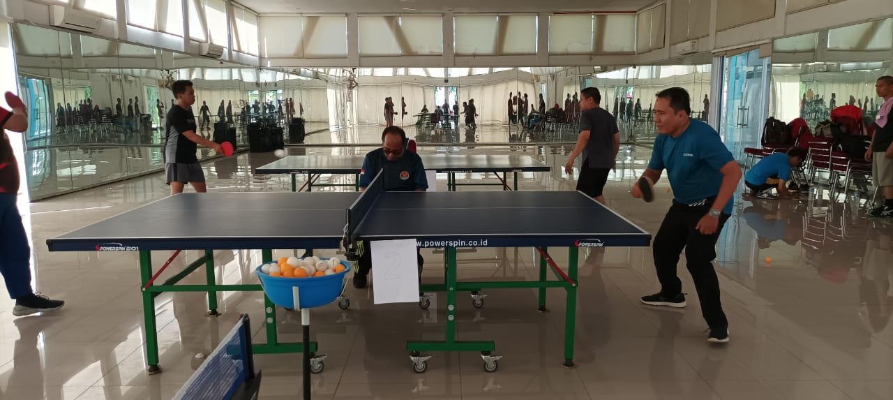 Seleksi atlet cabor tenis meja digelar di Komplek CGC, Sabtu (13/8/2022)