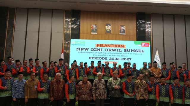 Pelantikan Pengurus ICMI Orwil Sumsel Periode 2022-2027