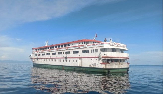 KM Kapal Cahaya Arafah tenggelam di Perairan Tokaka, Halmahera Selatan