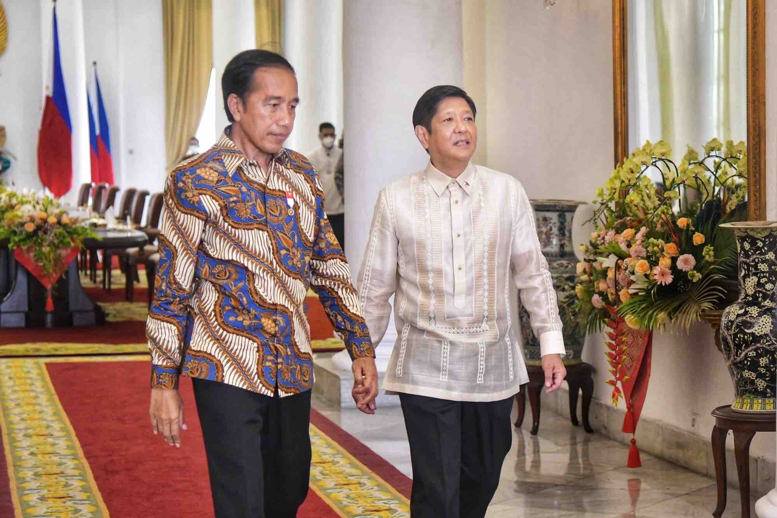 Presiden Jokowi menerima kunjungan kenegaraan Presiden Republik Filipina Ferdinand Romualdez Marcos Jr