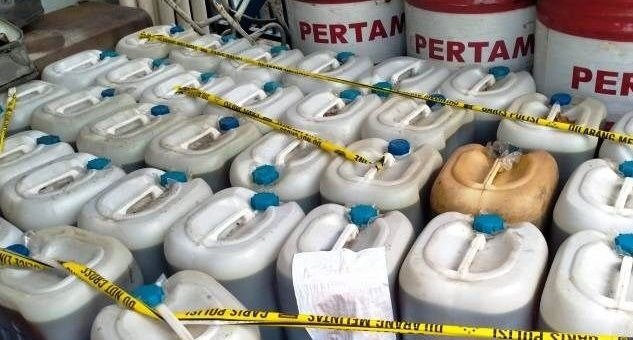 Polisi amankan tersangka penimbun BBM Bersubsidi dan barang bukti