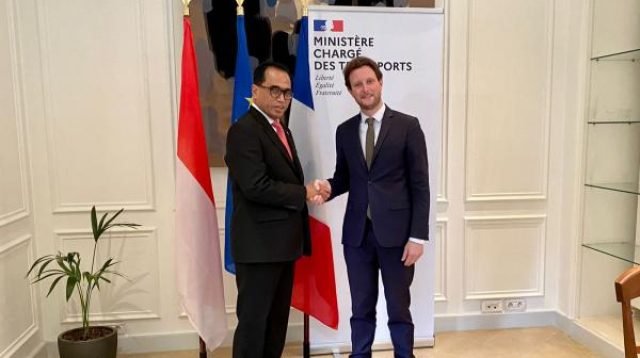 Budi Karya Sumadi bertemu dengan Menteri Transportasi Perancis Mr Clément Beaune