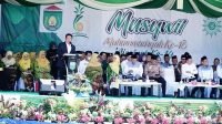 Gubernur Sumsel H Herman Deru saat sambutan pada Musyawarah Wilayah (Muswil) Muhammadiyah ke-16 dan Aisyiyah ke-14 Sumsel