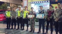 Kapolres Muba Akbp Siswandi Sik SH MH bersama para pejabat utama polres Muba melakukan pengecekan pada pos pengamanan Sekayu dan Pos pengamanan Lais, Sabtu (24/12/2022) malam
