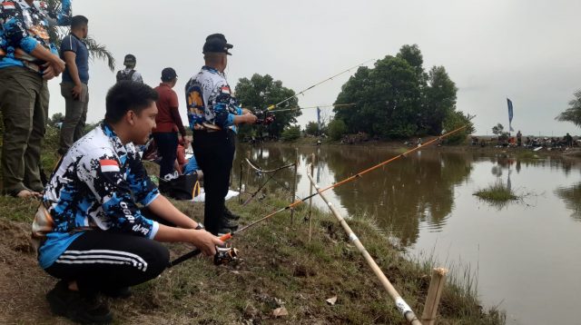 Peserta Lomba Mancing Ogan Ilir Bangkit