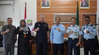 Kepala Kantor Wilayah Kementerian Hukum dan HAM Sumatera Selatan, Ilham Djaya melakukan audiensi dan koordinasi dengan Ketua Pengadilan Tinggi Palembang, Moh. Eka Kartika, Selasa (27/12)