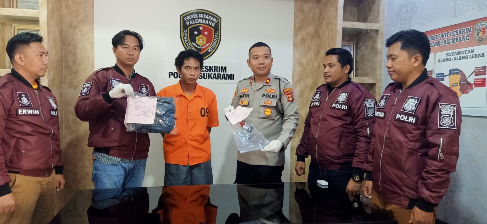 Pelaku pembunuhan terhadap Novansyah di salah satu kafe kawasan Jalan Soekarno-Hatta ditangkap polisi