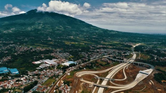 Salah satu ruas tol Gedebage-Tasikmalaya-Cilacap atau Tol Getaci. (Dok. Waskita Karya)