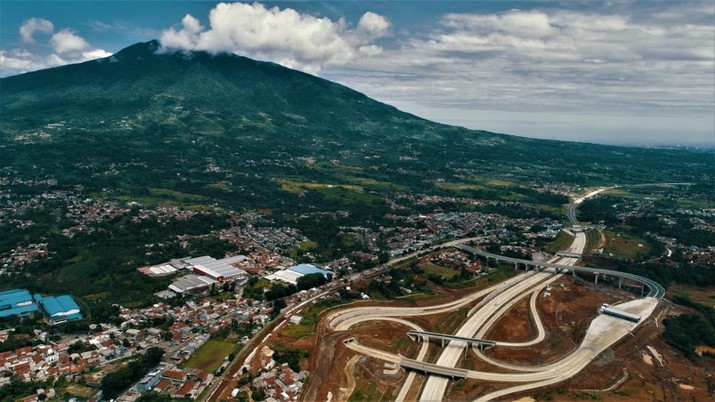 Salah satu ruas tol Gedebage-Tasikmalaya-Cilacap atau Tol Getaci. (Dok. Waskita Karya)