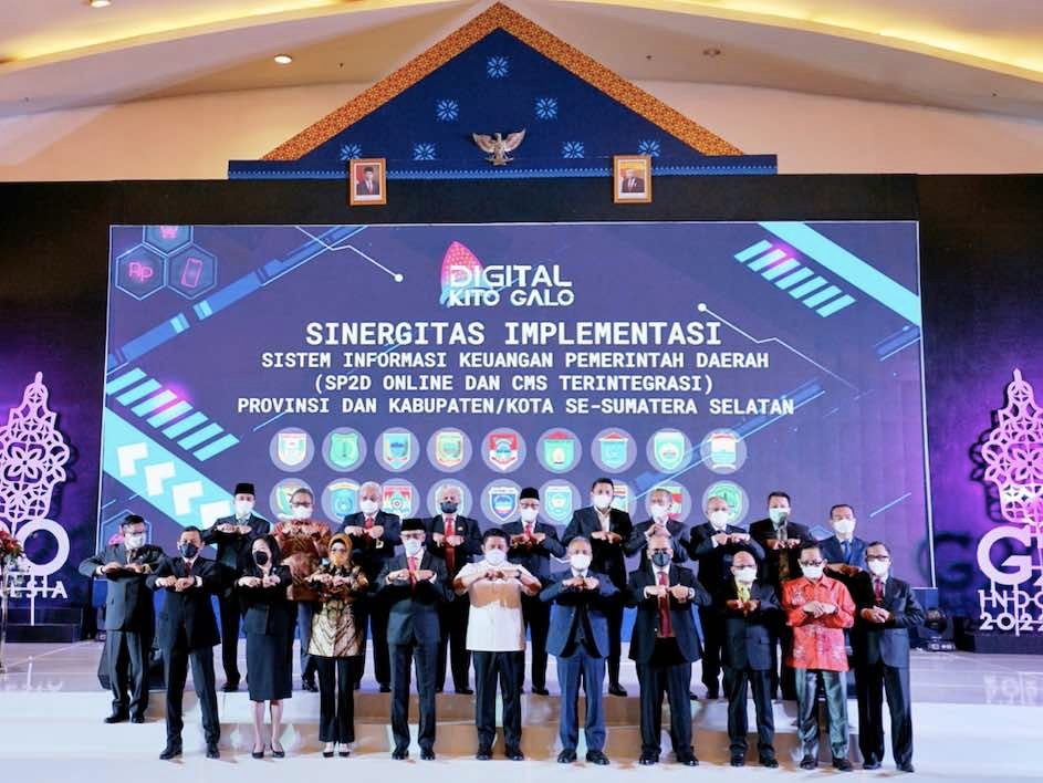 Sinergitas Implementasi SP2D Online dan CMS Terintergrasi Provinsi dan Kabupaten/Kota se-Sumsel