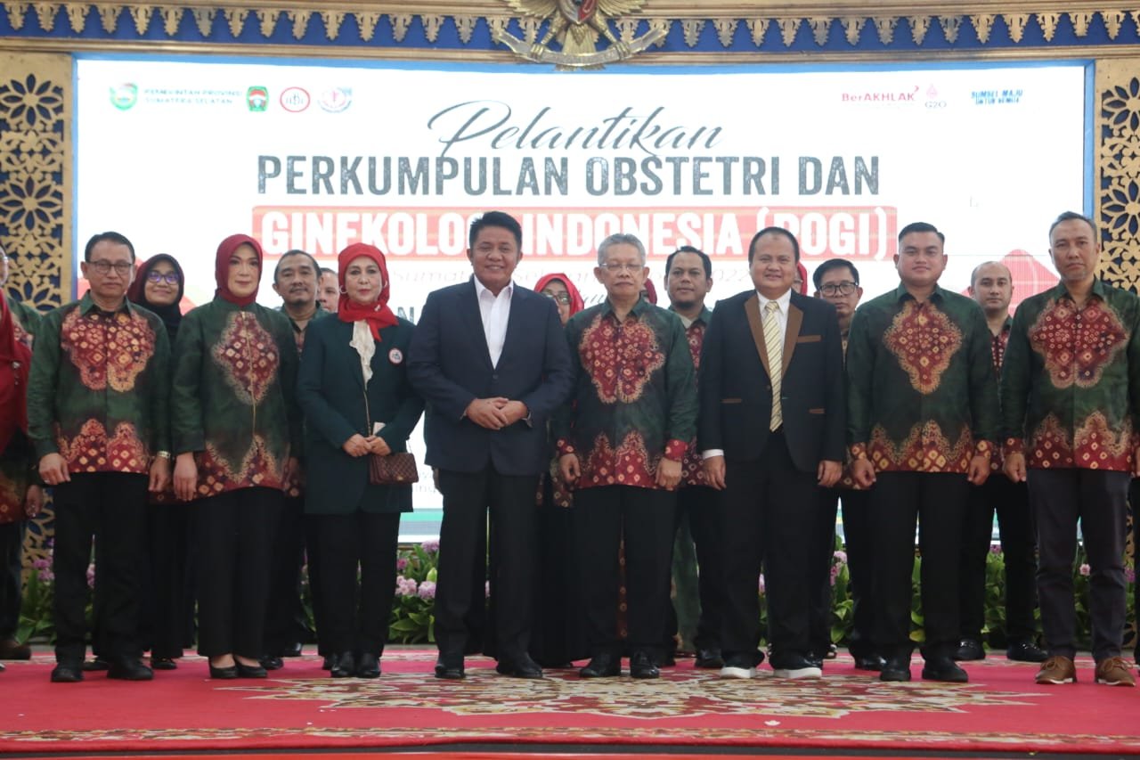 Pelantikan Perkumpulan Obstetri dan Ginekologi Indonesia (POGI) Periode 2022-2025 Cabang Provinsi Sumsel dan Yayasan Kanker Indonesia (YKI) Cabang Palembang Masa Bakti 2022-2027