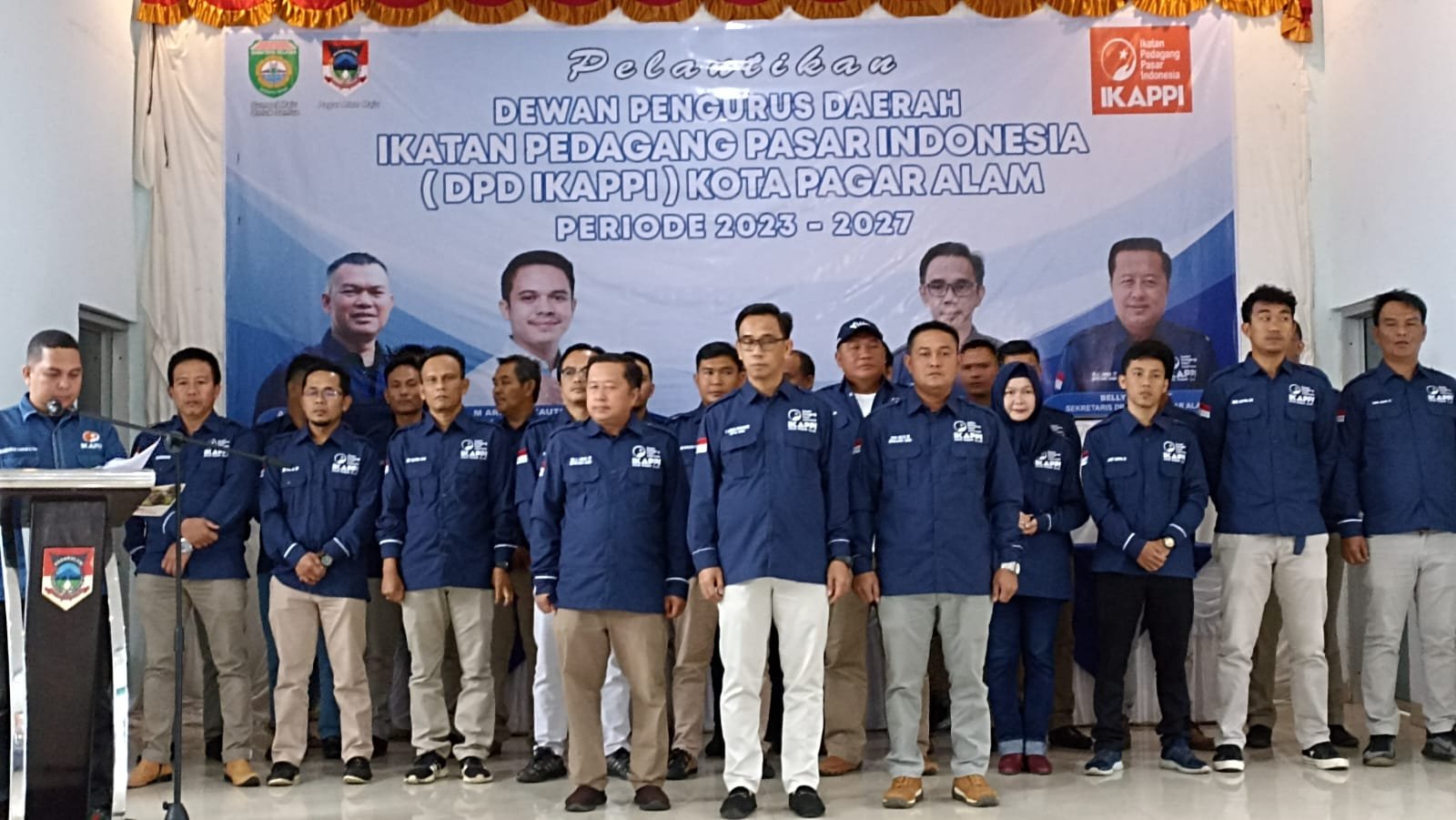 pelantikan Dewan Pengurus Daerah (DPD) Ikatan Pedagang Pasar Indonesia (IKAPPI) Kota Pagar Alam