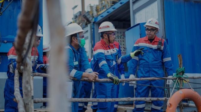 Produksi migas dari Sumur Lembak Infield, di Kecamatan Lembak, Muara Enim, Sumsel