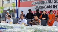 Kabid Humas Polda Riau Kombes Pol Sunarto saat menggelar keterangan pers