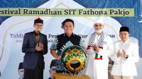 Herman Deru saat menghadiri Festival Ramadhan di Sekolah IT Fathona Pakjo, Sabtu (8/4).