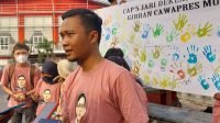 Relawan Beta Gibran mendukung Wali Kota Surakarta Gibran Rakabuming Raka maju mencalonkan diri sebagai bakal calon wakil presiden (bacawapres) pada Pilpres 202, Sabtu (23/9/2023) di Plaza BKB Palembang