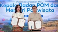 Putri Wardhana saat menghadiri kegiatan di Kantor BPOM, Jakarta, Selasa (20:10:2026)